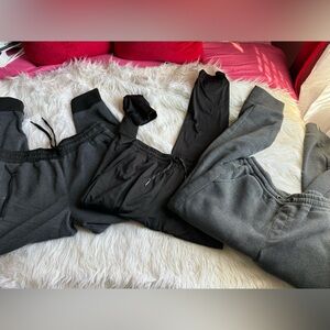 RBX Men's Black and Gray Sweatpants Set